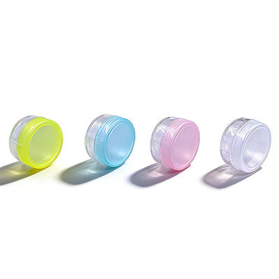 Recipiente Cosmético em PROMOÇÃO 10g 15g Cor Personalizada PS Plástico Mini Pote para Creme Facial e Corporal