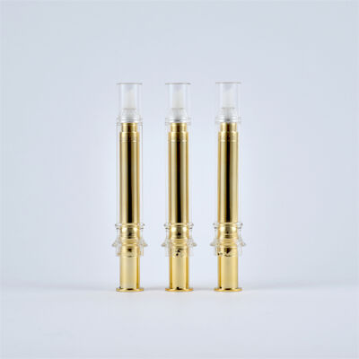 Cosméticos de plástico 5/10/20ml Seruma Seringa Creme Ocular Flasca sem ar Flascas sem ar para cosméticos Tubo de seringa descartável