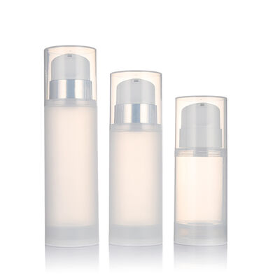 Garrafa de bomba sem ar 150 ml 200 ml 250 ml/PP Garrafa de bomba de loção transparente para embalagens cosméticas