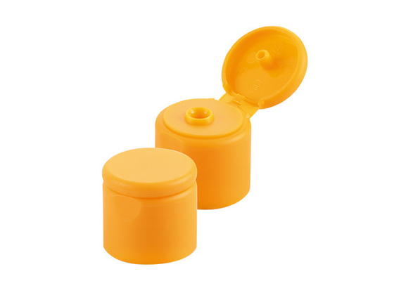 Tampões de 18/410 de garrafa cosméticos PP plásticos do parafuso materiais para o cuidado da mão do champô