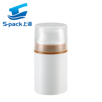 garrafa mal ventilada plástica de 30ml 50ml PP para o empacotamento de Skincare