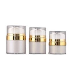 Garrafas mal ventiladas geadas recarregávéis luxuosas feitas sob encomenda da bomba para o empacotamento cosmético de Skincare