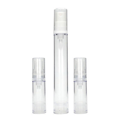 A bomba mal ventilada da loção engarrafa a garrafa cosmética plástica 5ml 10ml 15ml do pulverizador