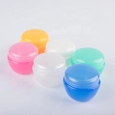 Luxo colorido 20g PP frasco de creme facial frascos plásticos cosméticos