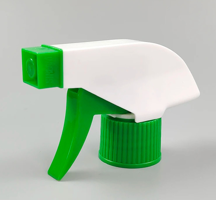 28/410 Pulverizador Branco Verde gatilho para garrafa de limpeza
