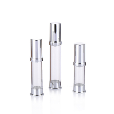 Embalagem de cosméticos 5 ml 10 ml 15 ml frasco de plástico vazio com bomba de loção sem ar
