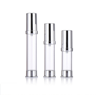 Embalagem de cosméticos 5 ml 10 ml 15 ml frasco de plástico vazio com bomba de loção sem ar