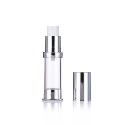 Embalagem de cosméticos 5 ml 10 ml 15 ml frasco de plástico vazio com bomba de loção sem ar