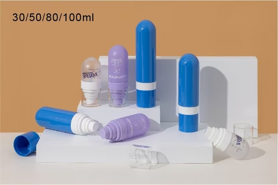 30 ml 50 ml 80 ml 100 ml Botão de Spray Plástico Invertido Smético Para Perfumes E Shampoos Cosméticos