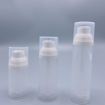 15 ml de 30 ml de 50 ml de garrafas reutilizáveis de bomba sem ar para tratamento da pele com soro