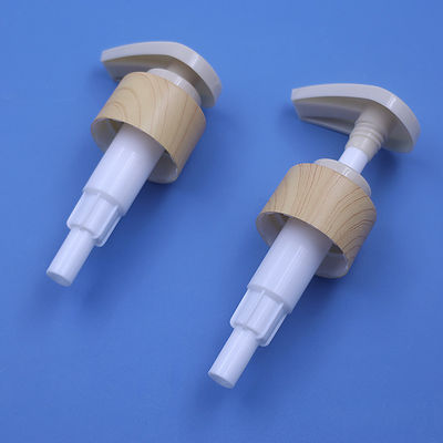 Impressora de transferência de água sem derramamento de plástico de madeira bomba de parafuso Dispensador cosmético Dispensador de loção de shampoo Dispensador