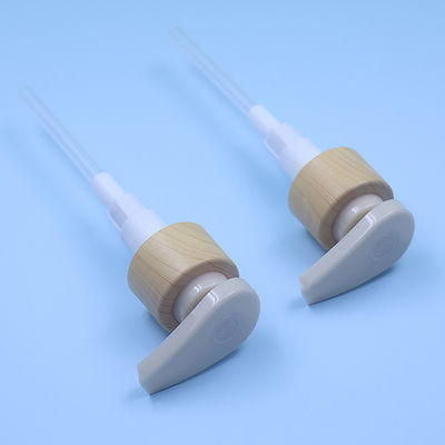 Impressora de transferência de água sem derramamento de plástico de madeira bomba de parafuso Dispensador cosmético Dispensador de loção de shampoo Dispensador