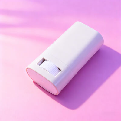 Embalagem de Desodorante em Bastão Twist Up Oval Plano Personalizado 15g 20g Recarregável para Desodorante Corporal e Protetor Solar