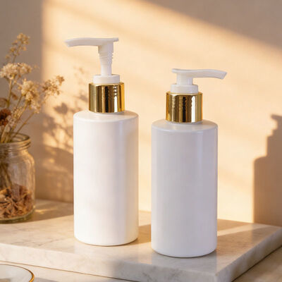 24/415 Bomba de loção UV dourada/prateada Bomba de sabão de shampoo de plástico