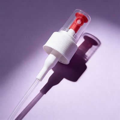 24mm 28mm 1cc bomba de pulverização de névoa fina de plástico sem derramamento com logotipo personalizado e tampa de parafuso para garrafas