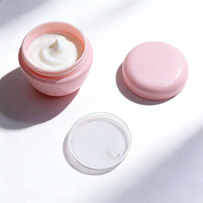 Frasco oval de creme facial PP, recipiente para cuidados com a pele, frasco vazio de creme facial 20g