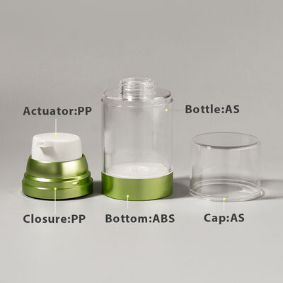 Atacado de Fábrica Garrafa de Bomba Airless de Luxo 100ml/150ml/120ml ABS para Cuidados Pessoais Método de Impressão Personalizada para Loção