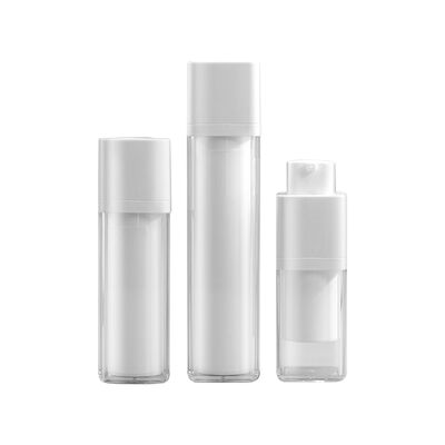 Promoção Imperdível Frasco Bomba Airless Dupla Camada 15ml 30ml 50ml para Cuidados Pessoais Venda por Atacado Fábrica Alta Qualidade para Shampoo