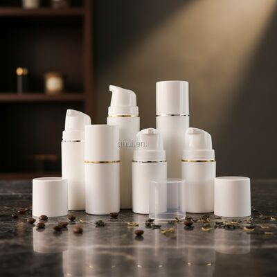 50 ml de garrafa de pulverizador de bomba sem ar de plástico PP para soro e creme facial de cuidados com a pele