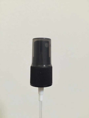 Pulverizador fino preto da névoa com o tampão claro para o Sanitizer 18/410 20/410 da mão