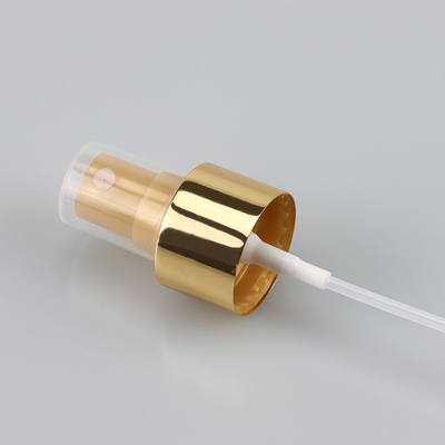 Saída 0.12cc fina de alumínio da bomba 24/410 do pulverizador da névoa do ouro brilhante