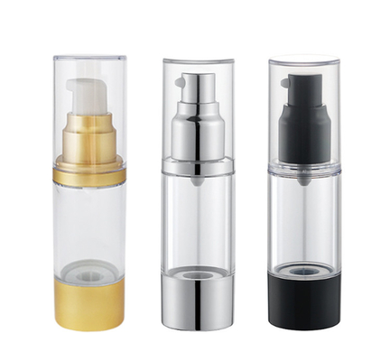 a bomba mal ventilada de 15ml 30ml 50ml engarrafa para o ABS cosmético COMO o material do alume