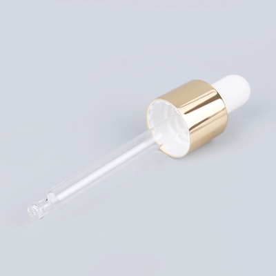 O conta-gotas cosmético de prata da garrafa do ouro cobre para óleos essenciais 18/410 de 20/410