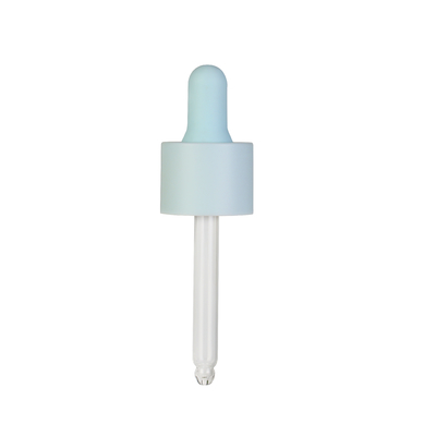 Os conta-gotas cosméticos de vidro para o óleo essencial engarrafam a forma redonda de 20mm