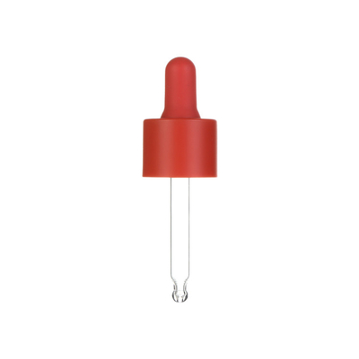 cosmético de vidro claro redondo do conta-gotas de 20mm para o OEM da garrafa de vidro