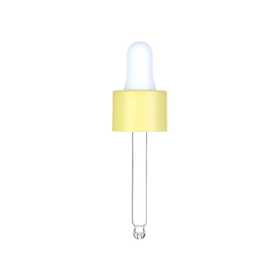 cosmético de vidro claro redondo do conta-gotas de 20mm para o OEM da garrafa de vidro