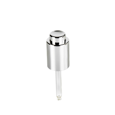 conta-gotas de vidro pequeno cosmético de 18mm em volta da forma com tecla de bambu