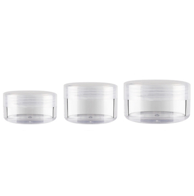 Frascos cosméticos plásticos coloridos para a embalagem de creme 5g 10g 15g da loção