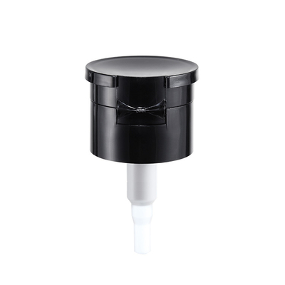 Bomba plástica preta 28mm do removedor do verniz para as unhas 33mm para a garrafa de limpeza da beleza cosmética