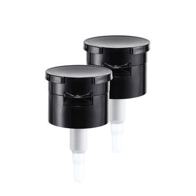 Bomba plástica preta 28mm do removedor do verniz para as unhas 33mm para a garrafa de limpeza da beleza cosmética