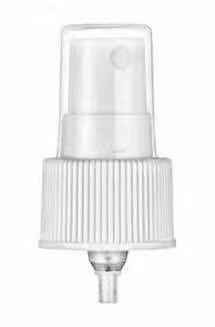 Material plástico branco preto do pulverizador 28/410 0.12ml PP da névoa do perfume