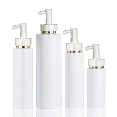 Cilindro cosmético 200ml 300ml 500ml da garrafa da loção do ANIMAL DE ESTIMAÇÃO vazio para empacotar