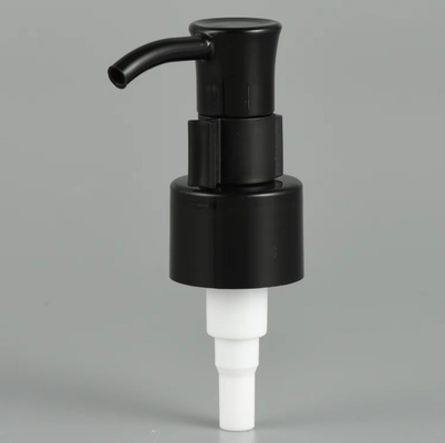 28/410 Bomba de óleo distribuidora Bomba de loção de plástico preto-branco com clip